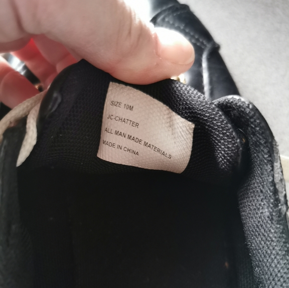 Juicy Couture Chatter Black Sneakers Size 10 - Picture 5 of 9